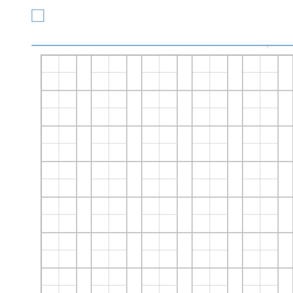 ノート用紙テンプレート 漢字練習帳 Sort Note ソートノート